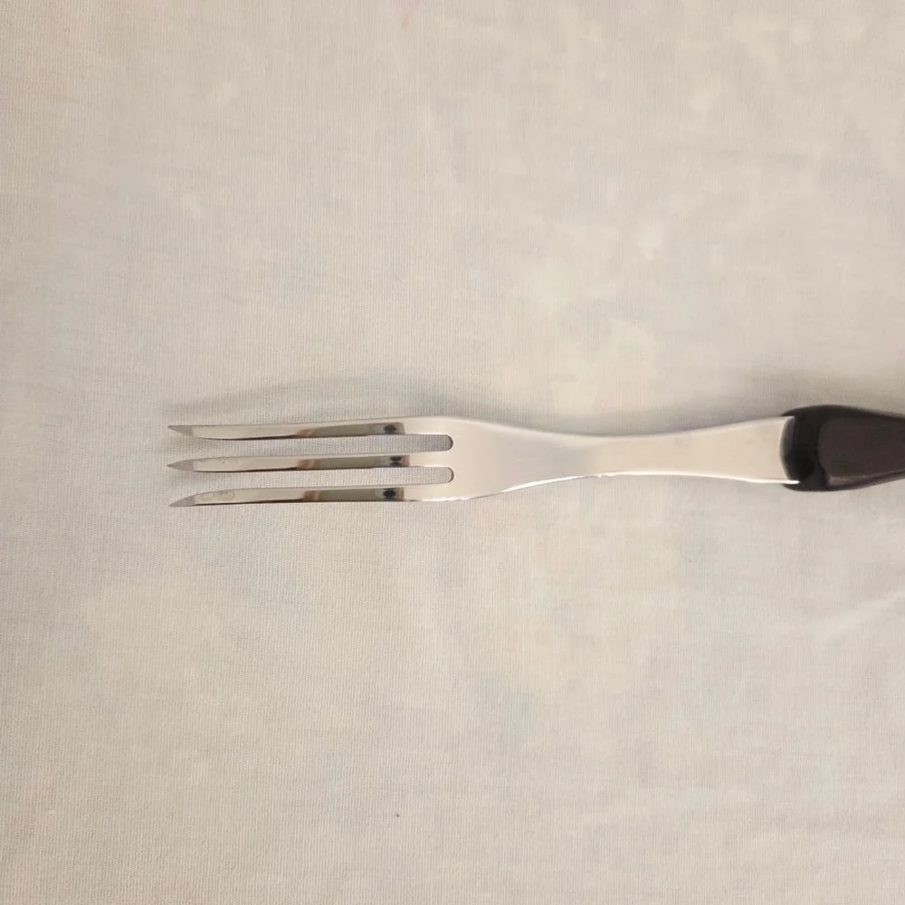 CUTCO Silver & Dark Brown Serving Fork 11